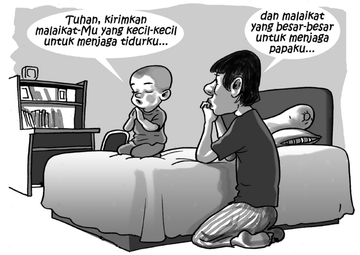 Doa malam katolik menjelang tidur